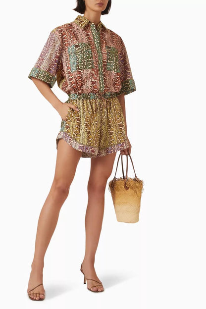 ALM Varna Shirt | Shorts in Organic Cotton