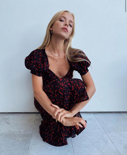RB Magnolia Sheer Viscose Maxi Dress