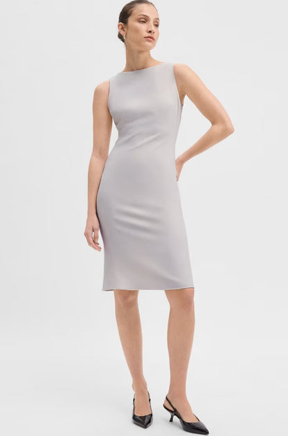 TH Flared Mini Dress in Admiral Crepe