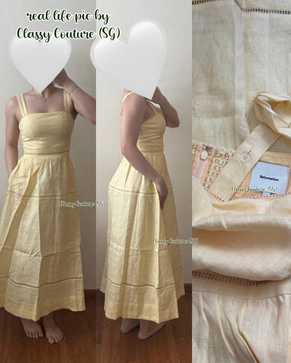 7 Colors! Ref Everett Linen Midi Dress