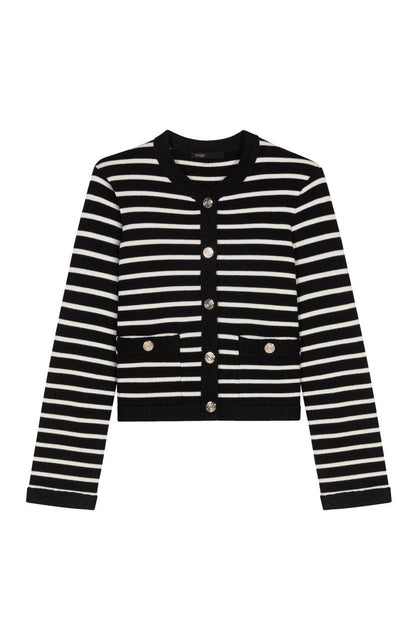MJ Maracasse Striped Cardigan