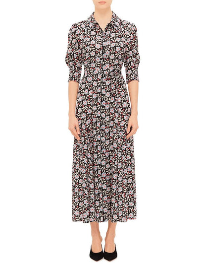 RX Bloom Viscose Midi Shirtdress