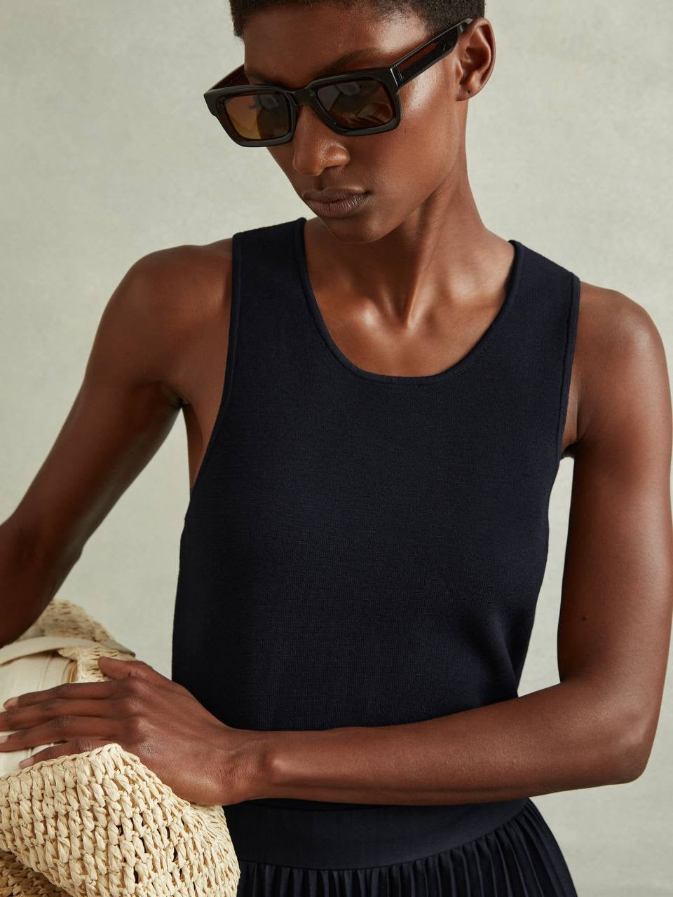 RS Marine Hybrid Knit Midi Dress