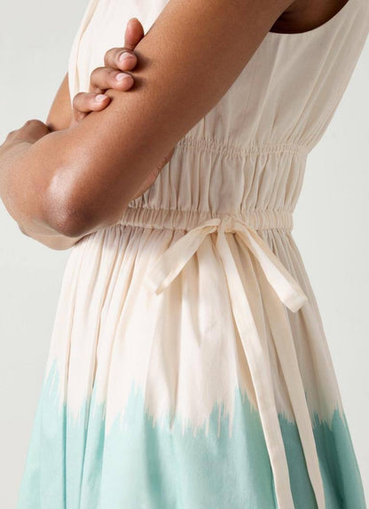 LKB Viola Dip-Dye Organic Cotton Midi Dress