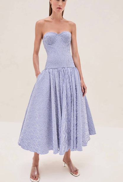 ALX Summers Ramie Midi Dress