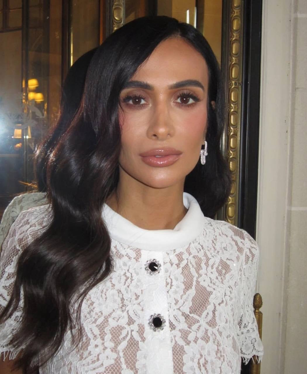 SP White Cocktail Lace Midi Dress