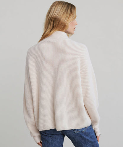 JK Cashmere Half Zip Pullover Sweater