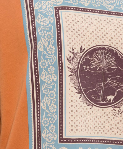 ALM Monkey Dance | Alberta Printed Cotton T-Shirt Tee