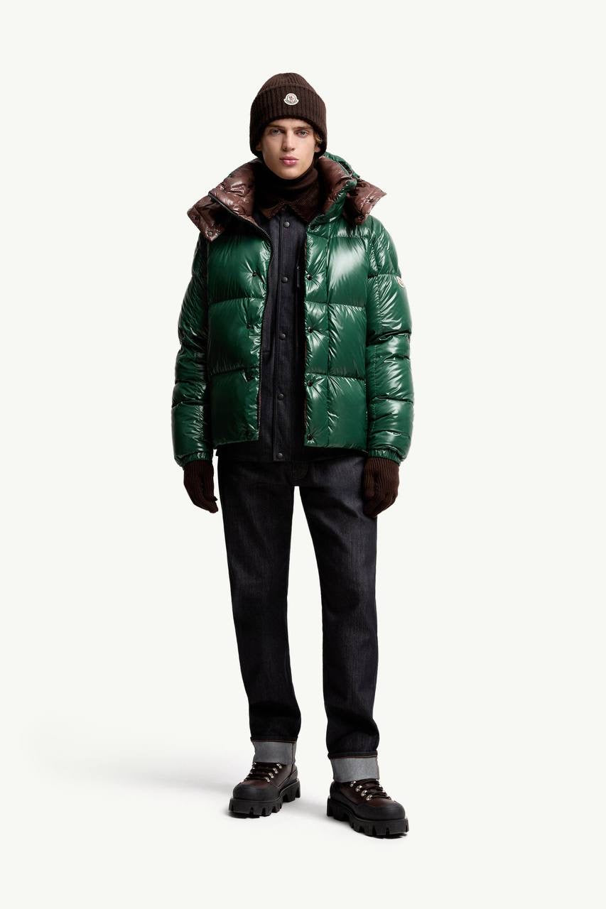 MC Men’s Parana Hooded Short Down Contrast Collar Jacket