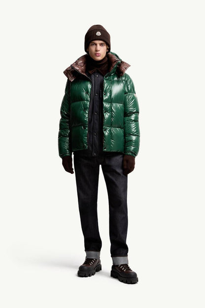 MC Men’s Parana Hooded Short Down Contrast Collar Jacket