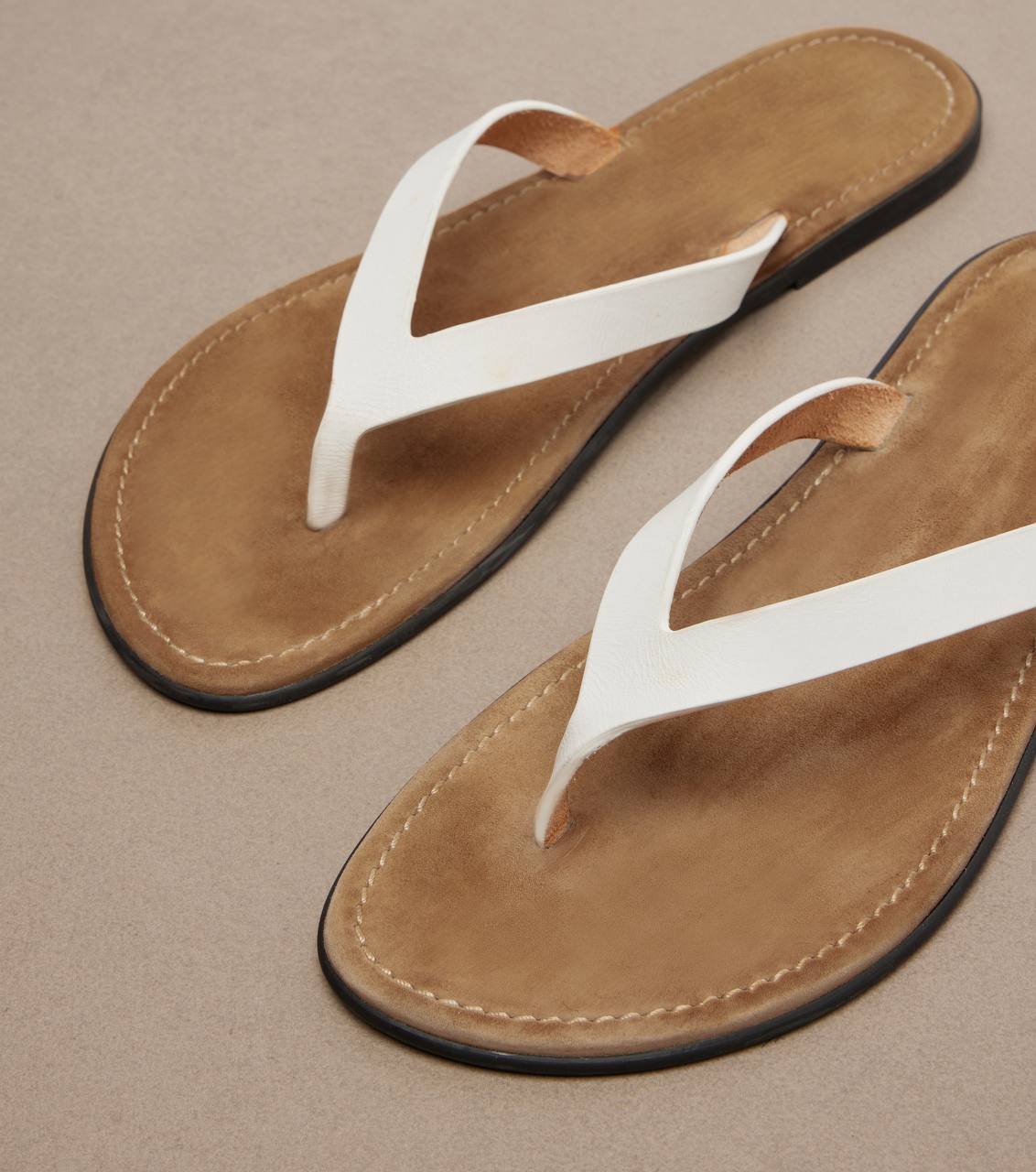 TR Beach Leather Thong Sandals Slippers
