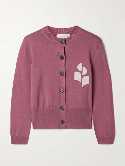 5 Colors! IM Newton Wool-cotton Button-down Cardigan