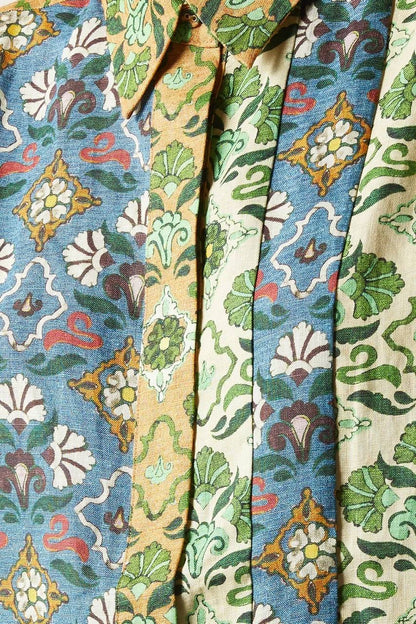 ALM Ali Spliced Shirt | Pants | Linen Set