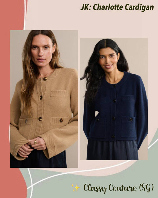 JK Charlotte Wool-Cashmere Cardigan