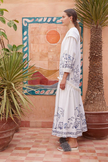 ALM Leela Cotton Midi Dress