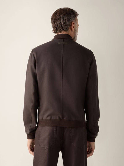 ZN Men’s Oasi Lino Linen Bomber Jacket (cotton-silk lined)