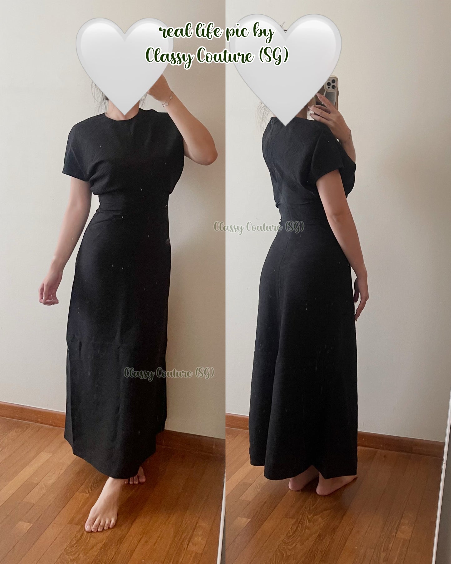 3 Colours! Tot Slouch Waist Crinkled Viscose-Blend Midi Dress