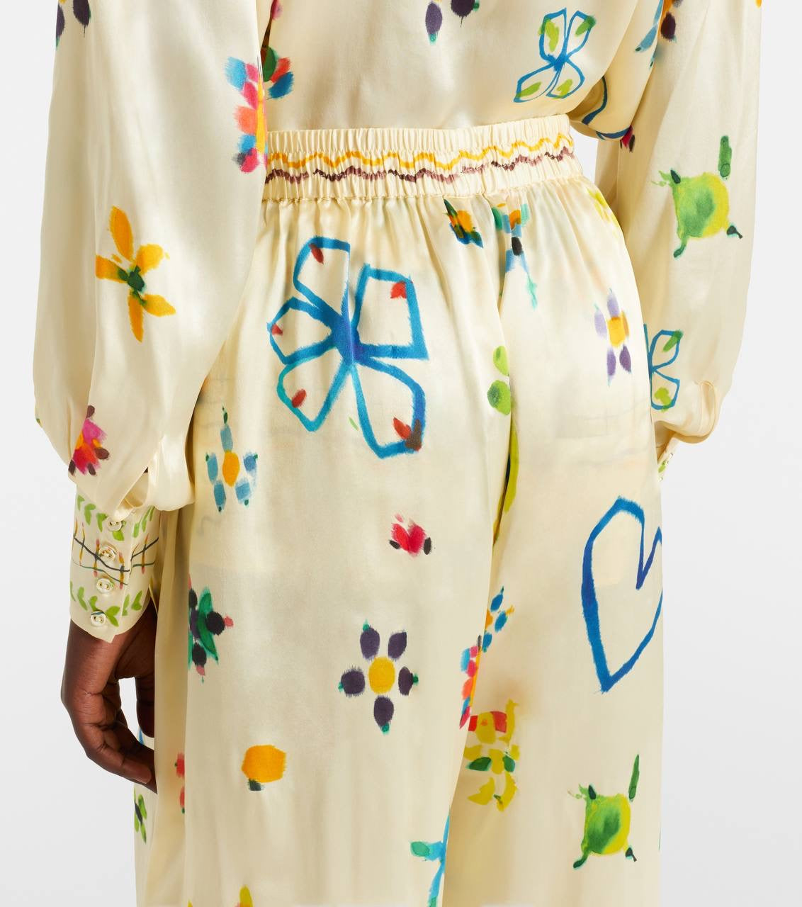 ALM Sidi Floral Silk Shirt | Pants