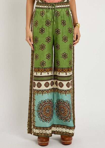 ALM Contina Printed Shirt | Pants | Jacquard Viscose Set