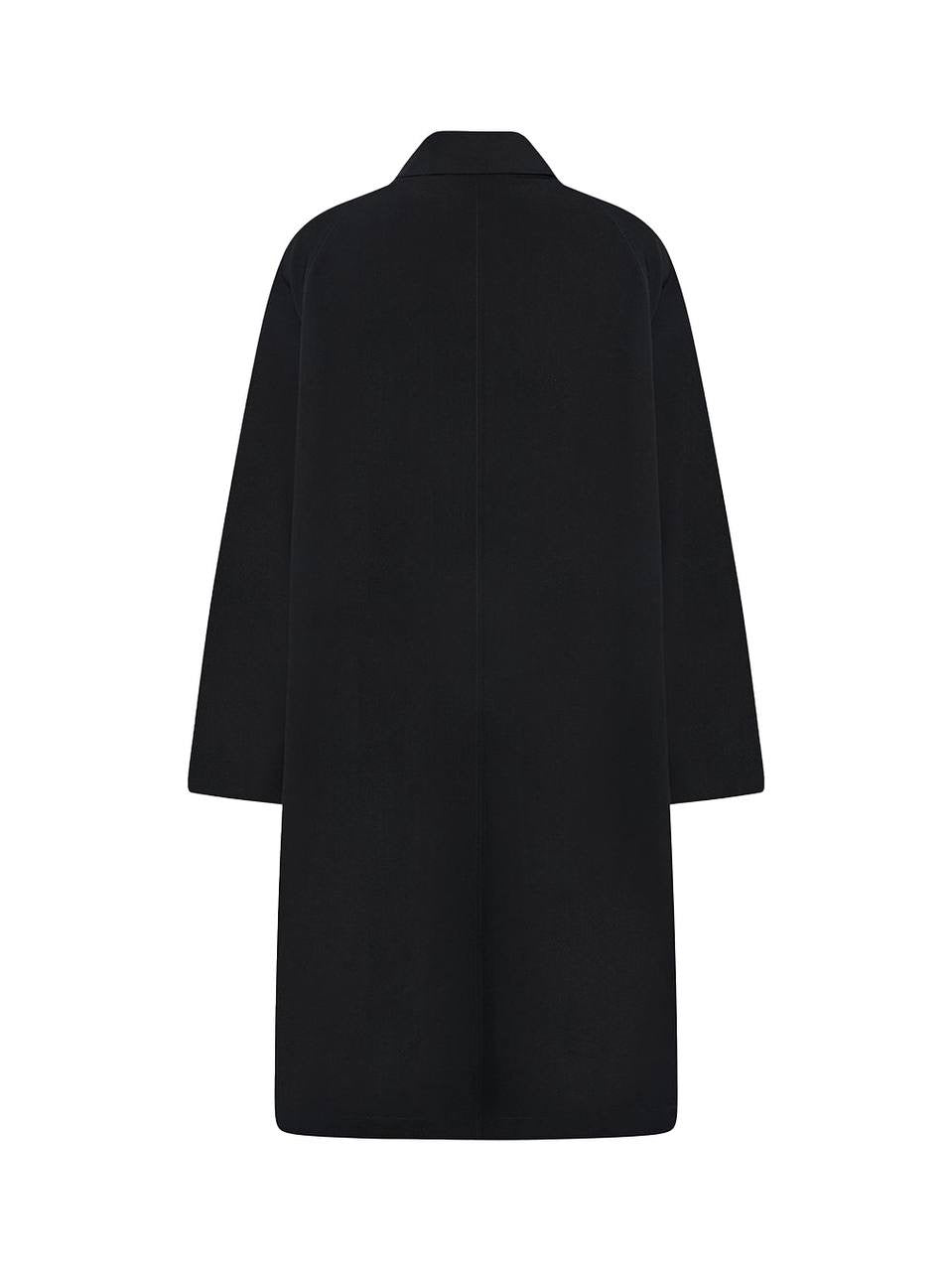 TR Datima Wool Coat in Black (silk-lined)