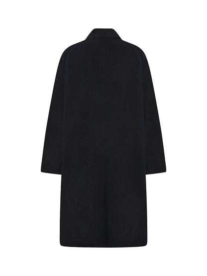 TR Datima Wool Coat in Black (silk-lined)