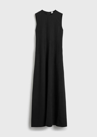 Tot Fluid Summer Lyocell-Linen Midi Dress