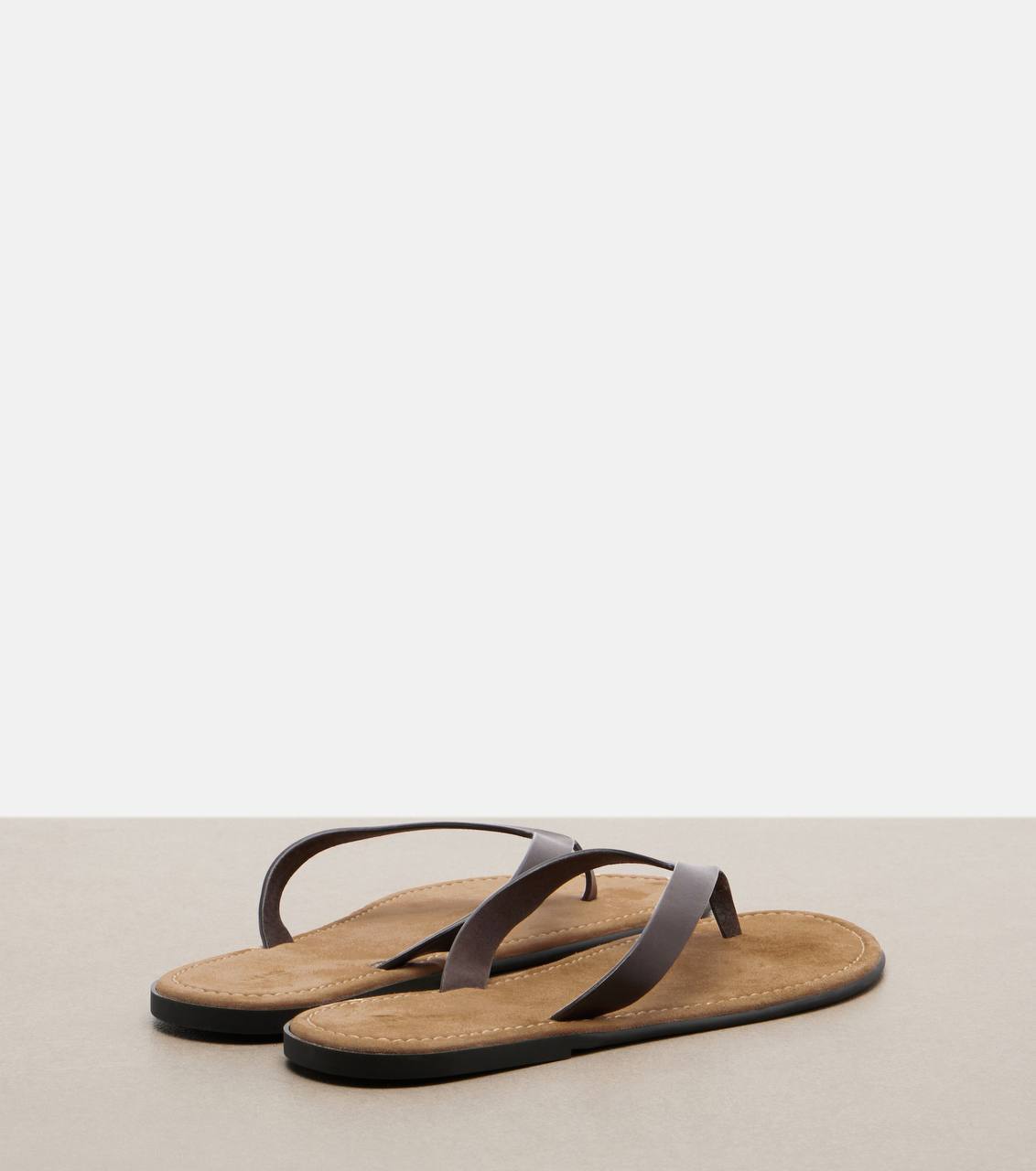 TR Beach Leather Thong Sandals Slippers