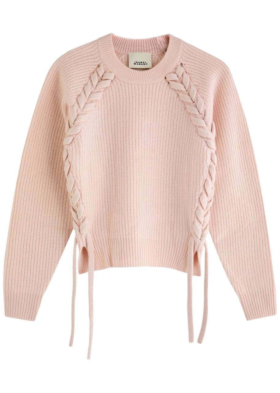 IM Noelia Whipstitch Merino Wool Sweater