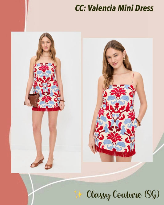 CC Valencia Linen Shift Mini Dress