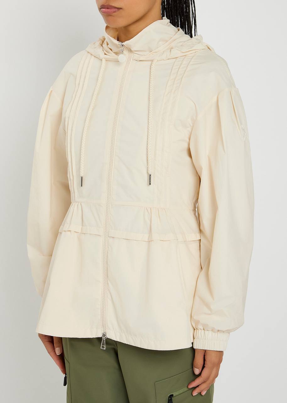 MC Vabre Pintucked Shell Hooded Jacket