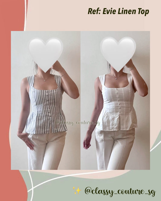 Ref Evie Linen Top