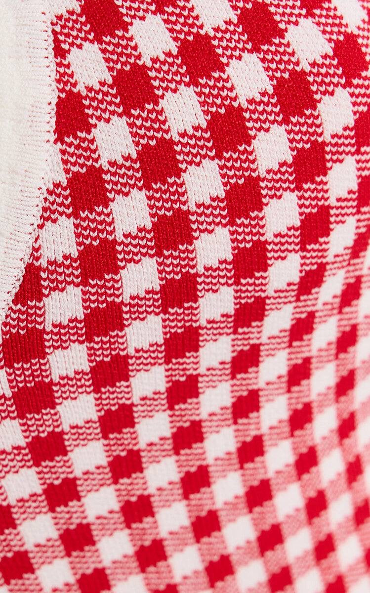 PSE Micah Halter Top | Cardigan | Pants | Shorts | Dress | Viscose-blend Red/white Gingham Check Set