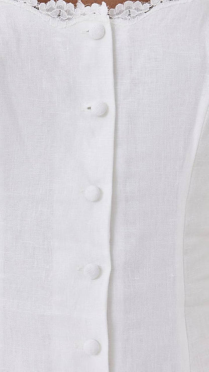 Ref Anabella Linen Mini Dress