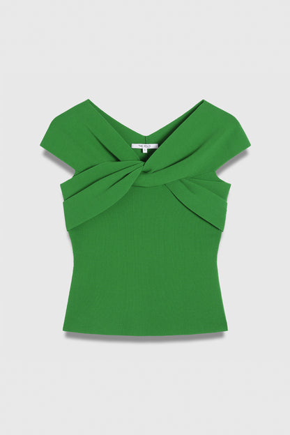 3 Colors! TF Lucila Sculpt Knit Viscose Short Sleeved Top