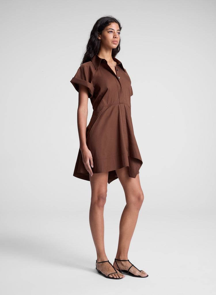 ALC Julie Cotton Mini Shirtdress