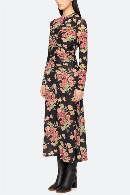 SE Cornelia Long Sleeve Midi Dress