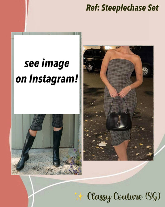 Ref Steeplechase Tube Top | Pant | Set