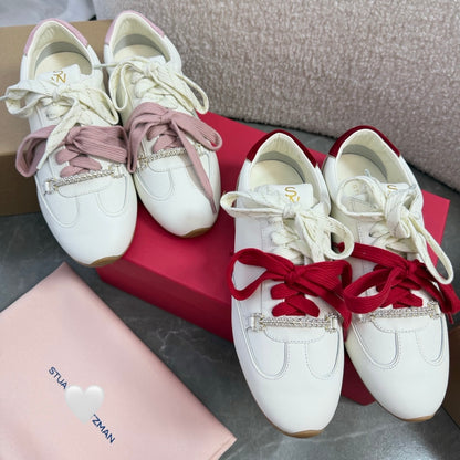 SW Colton Low Mixed-laces Leather Sneakers Trainers Shoes
