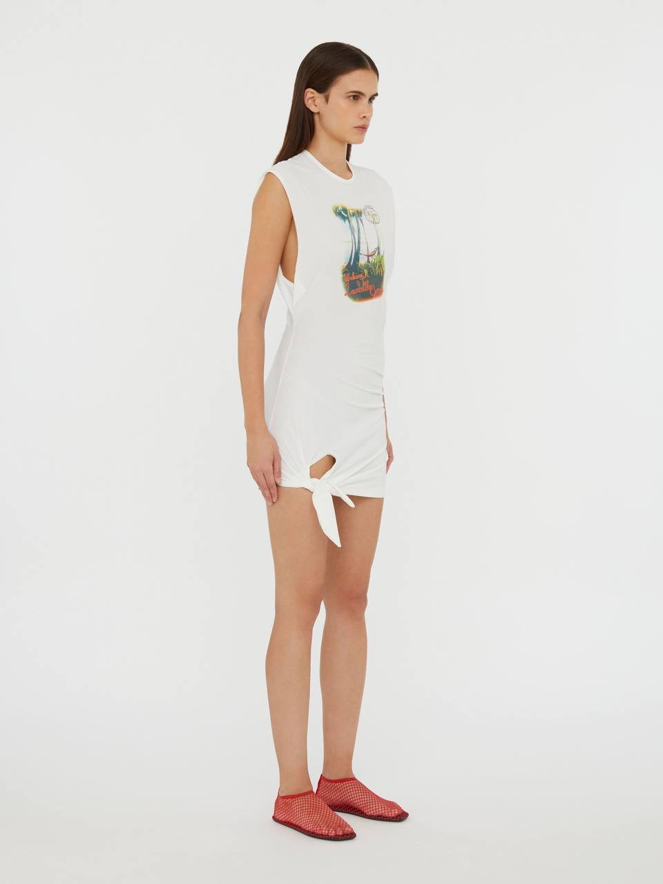 CE Lambada Sands Tie Sleeveless Mini Dress