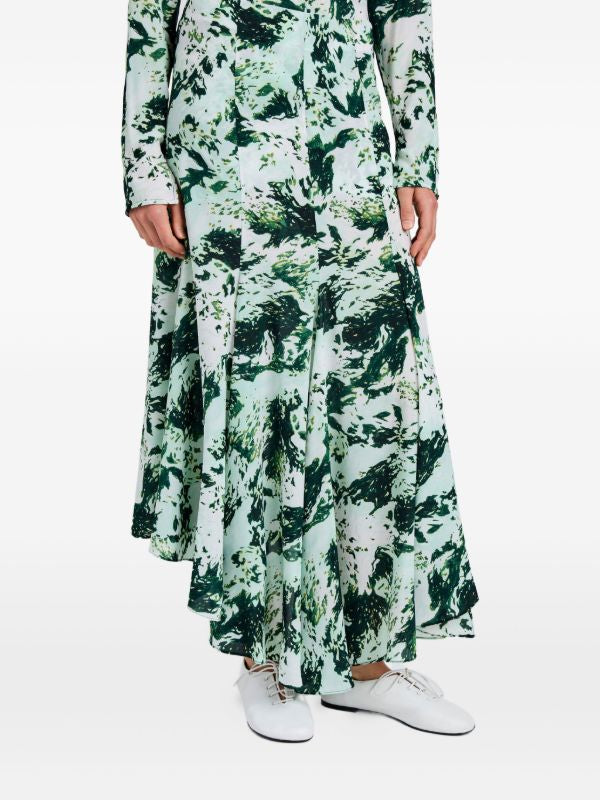 PS Adella Viscose Silk Top | Joelle Midi Skirt | Set