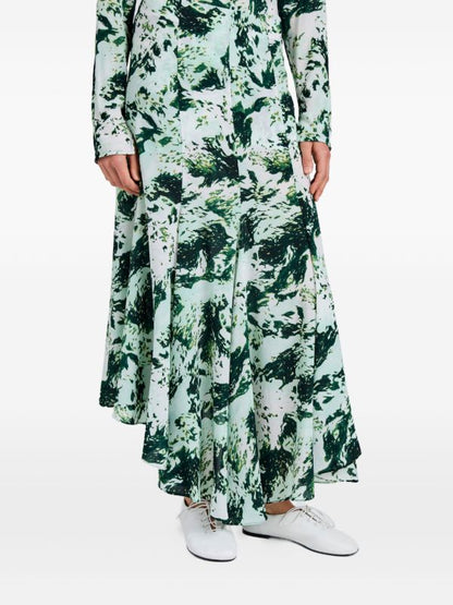 PS Adella Viscose Silk Top | Joelle Midi Skirt | Set