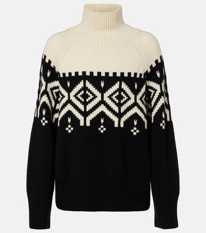 ATZ Hamilton Fair Isle Merino Wool Turtleneck Sweater