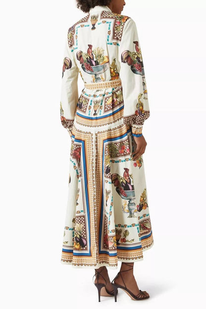 ALM Mercado Cotton Shirtdress Midi Dress