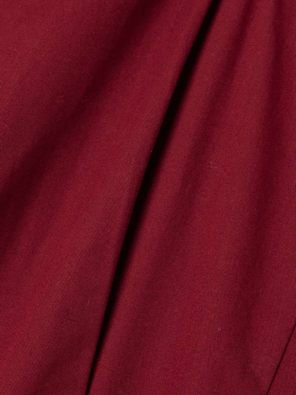 PS Ainsley Pleated Brushed Cotton Blend Twill Midi Dress