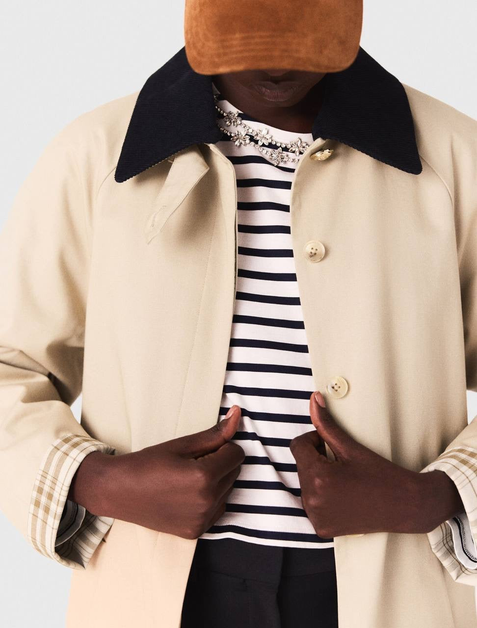 MJ Belted Cotton Trench Coat