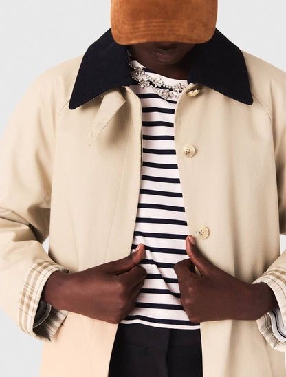 MJ Belted Cotton Trench Coat