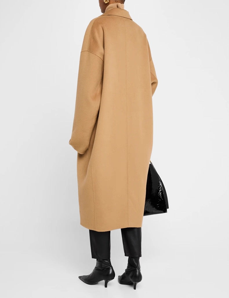 Tot Double Wool Cocoon Coat