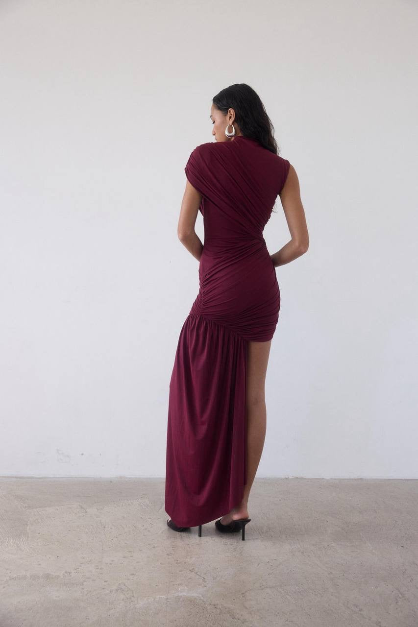 7 Colors! DLV Ravenna Draped Mini Dress