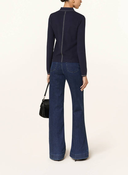 RS Ivy Stitch-Detail Zip-Through Cardigan