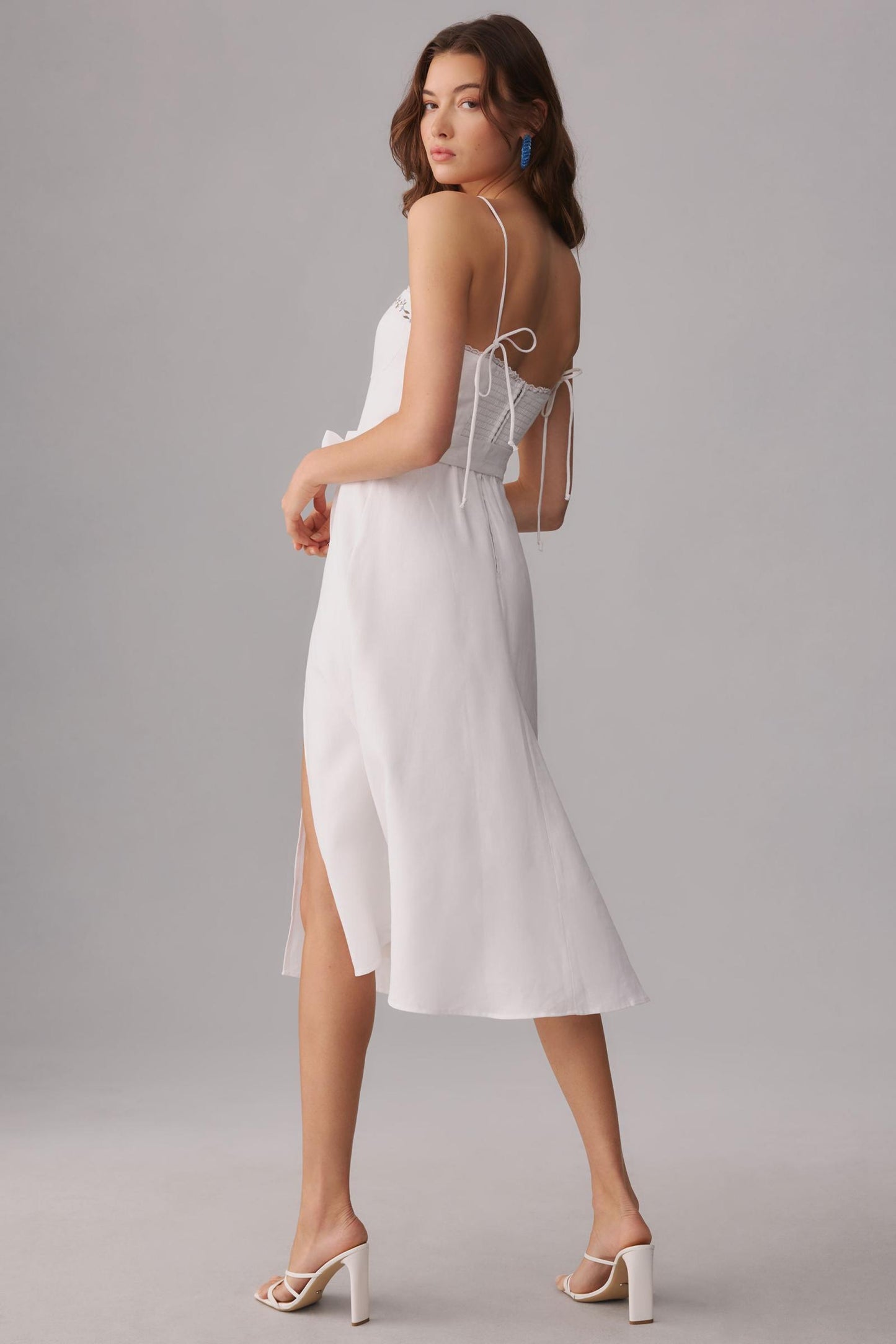 FEW! Ref Kieryn Linen Midi Dress